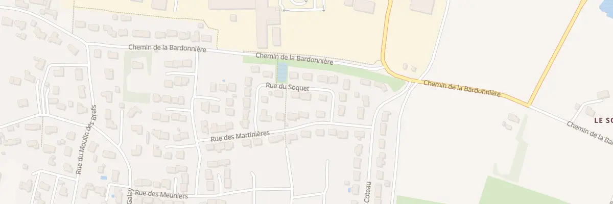 Plan du 5 Rue du soquet à Challans