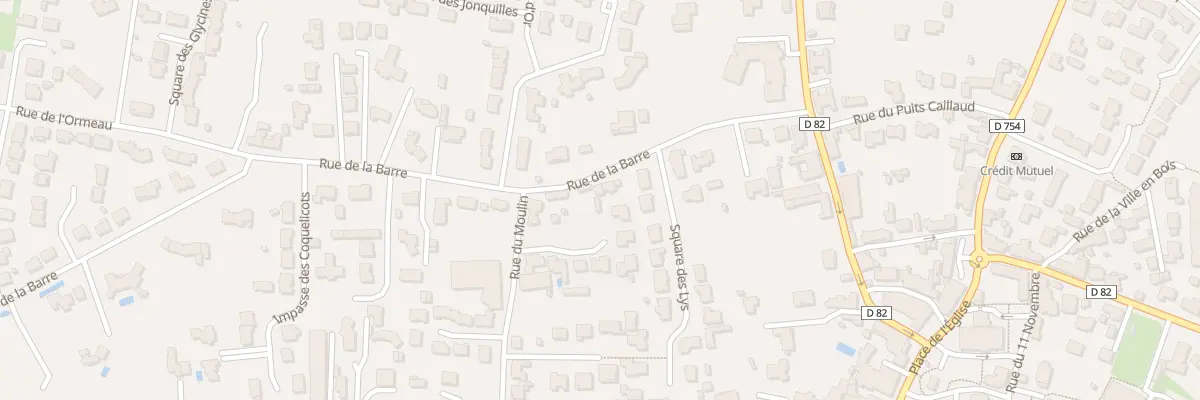 Plan du 185 Rue de la barre à Commequiers
