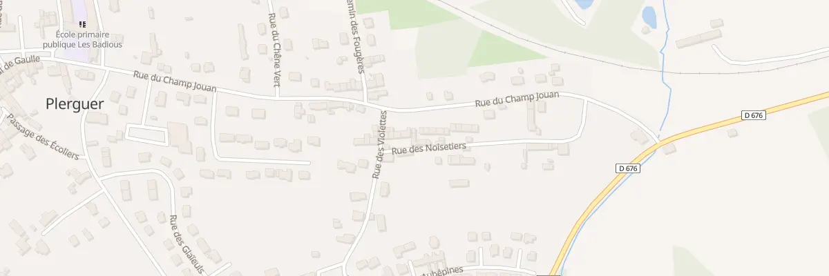Plan du 7 Rue des Noisetiers à Plerguer