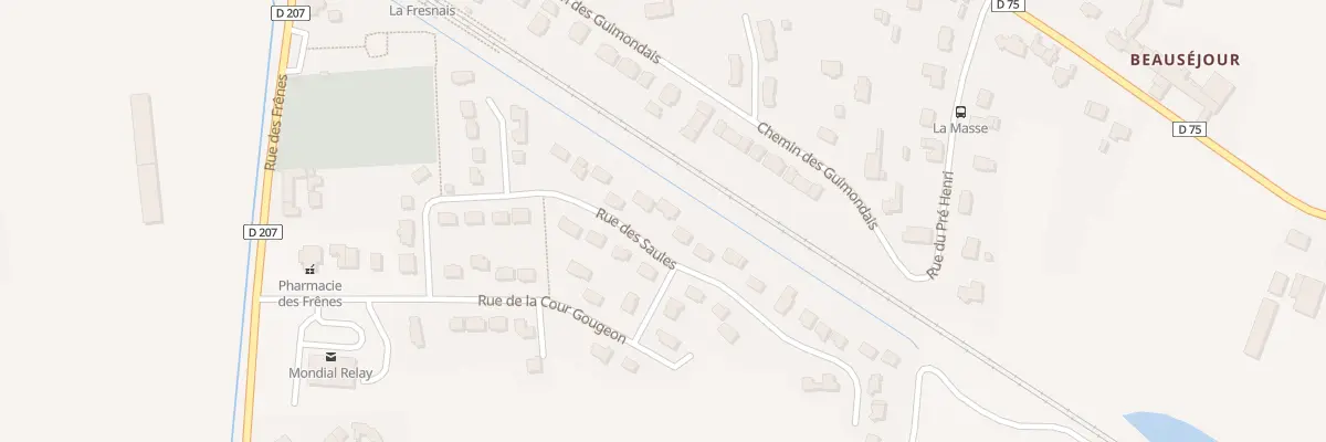 Plan du 21 Rue des Saules à La Fresnais