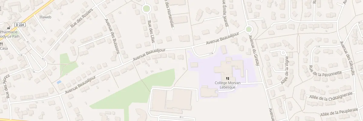 Plan du 32B Av Beauséjour à Mordelles