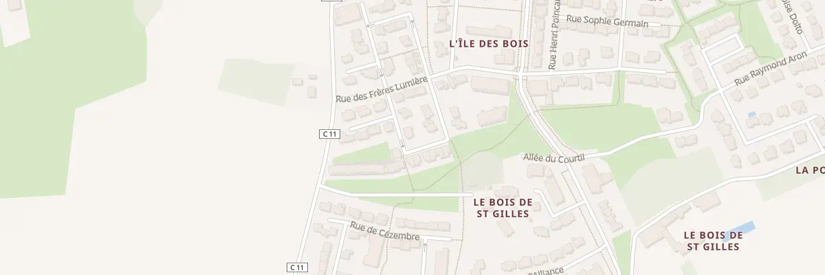 Plan du 3 Rue René Descartes à Saint-Gilles