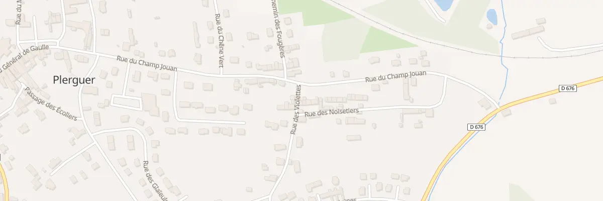 Plan du 1 Rue des Violettes à Plerguer