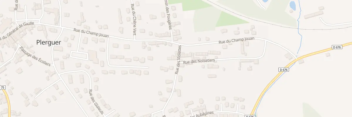 Plan du 4 Rue des Violettes à Plerguer