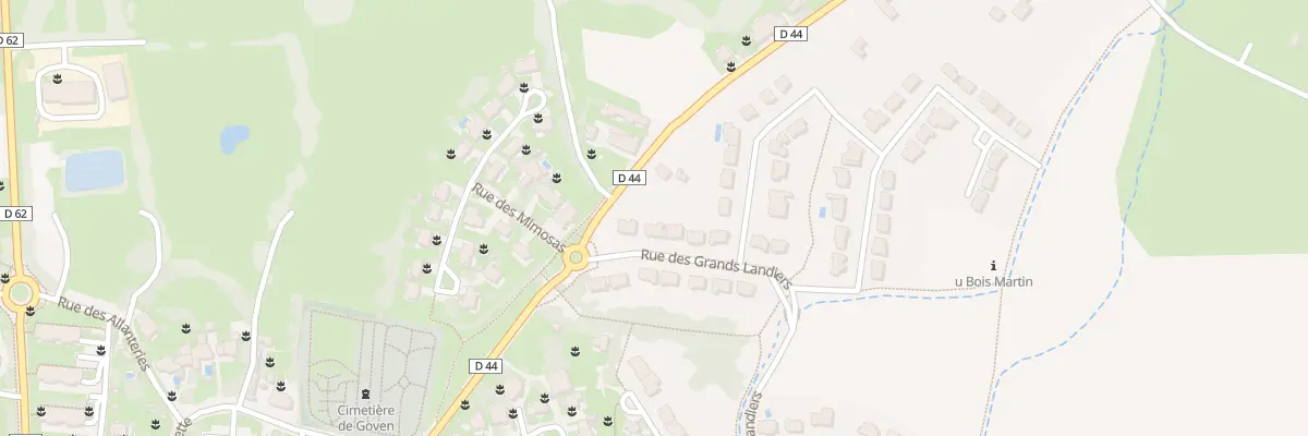 Plan du 3 Rue des Grands Landiers à Goven