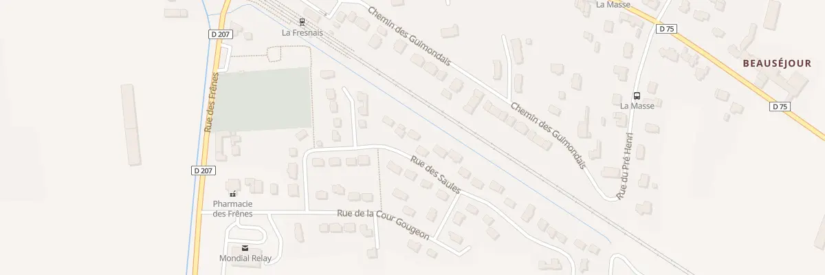Plan du 15 Rue des Saules à La Fresnais