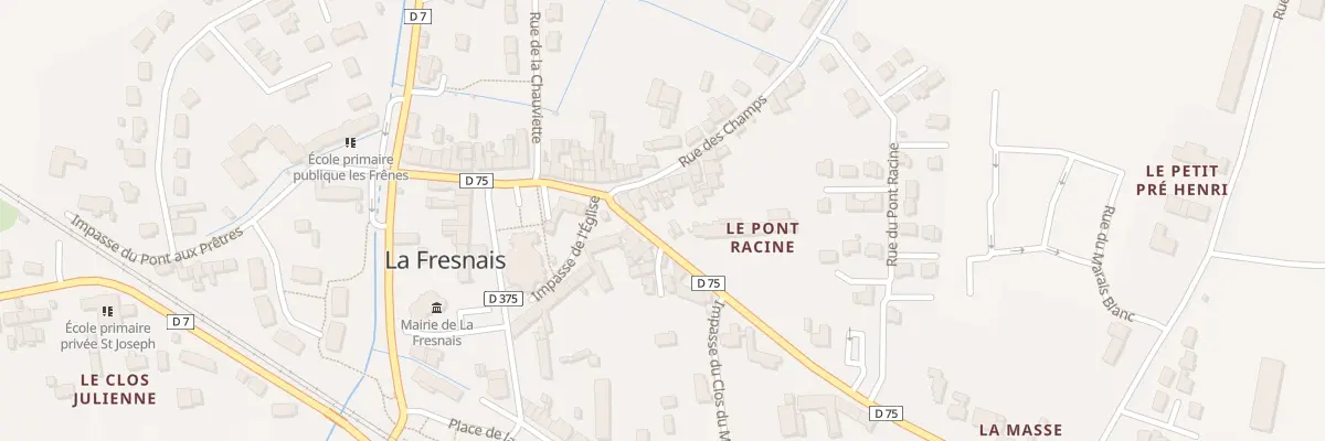 Plan du 4 Rue des Champs à La Fresnais