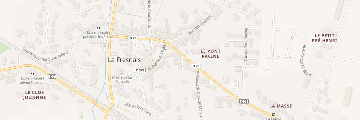 Plan du 4 Rue de la Masse à La Fresnais