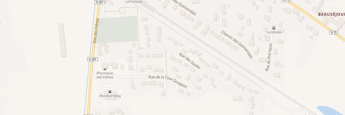 Plan du 10 Rue des Saules à La Fresnais