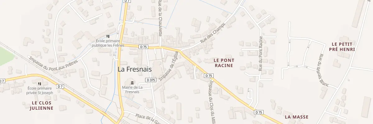 Plan du 2 Rue de la Masse à La Fresnais