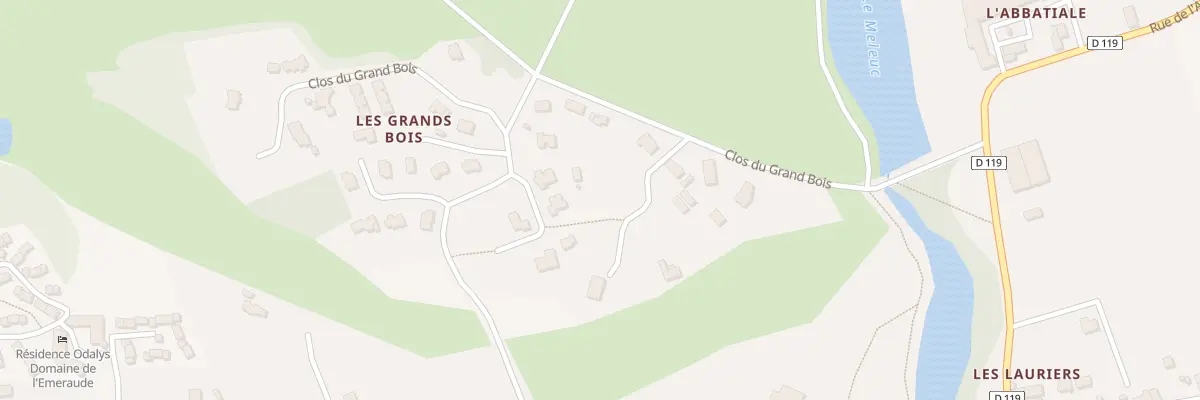 Plan du 25 Clos du Grand Bois au Tronchet
