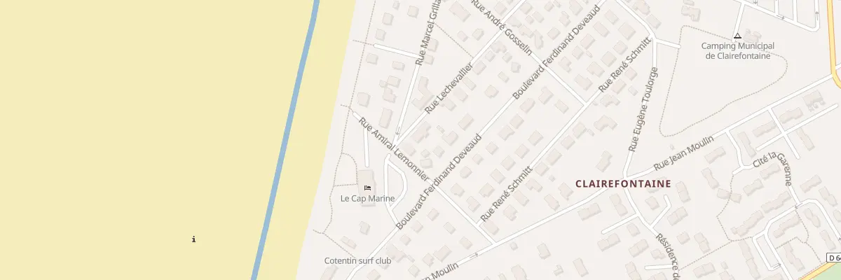 Plan du 3 Rue Lechevallier à Siouville-Hague