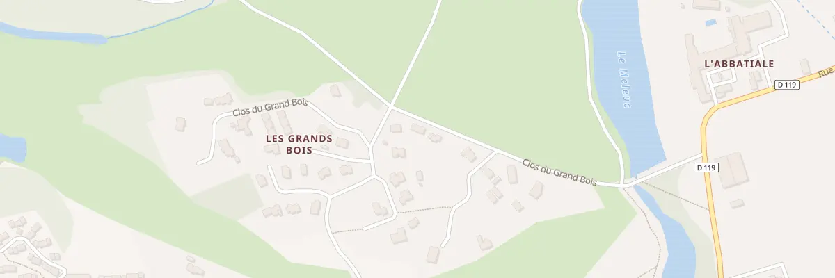 Plan du 16 Les Grands Bois au Tronchet