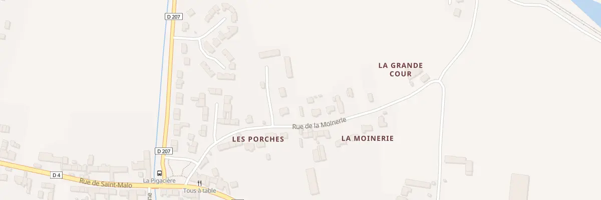 Plan du 19T Rue de la Moinerie à La Fresnais