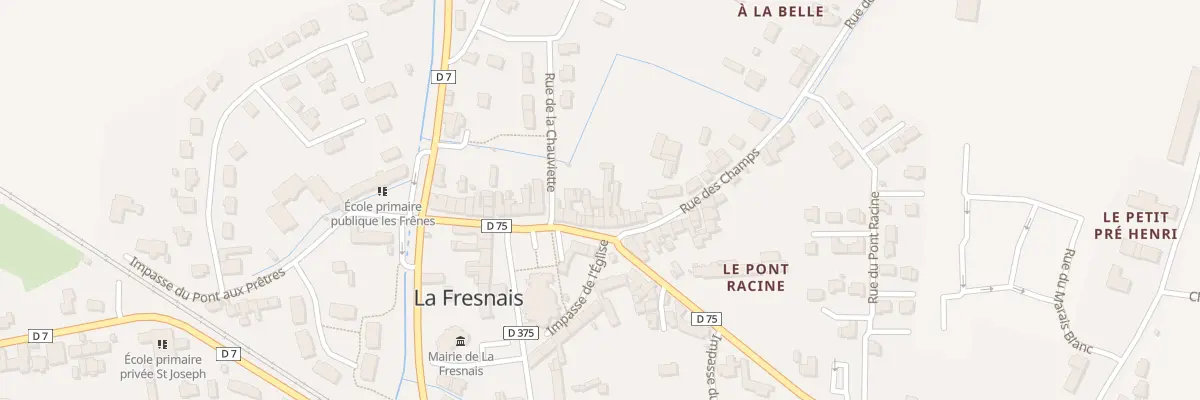 Plan du 27 Rue de l’Abbe Trochu à La Fresnais