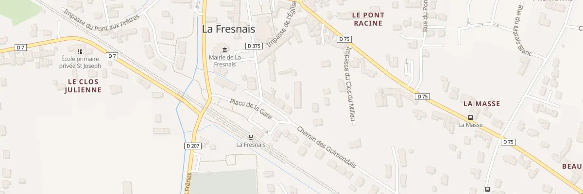Plan du 11 Pl de la Gare à La Fresnais