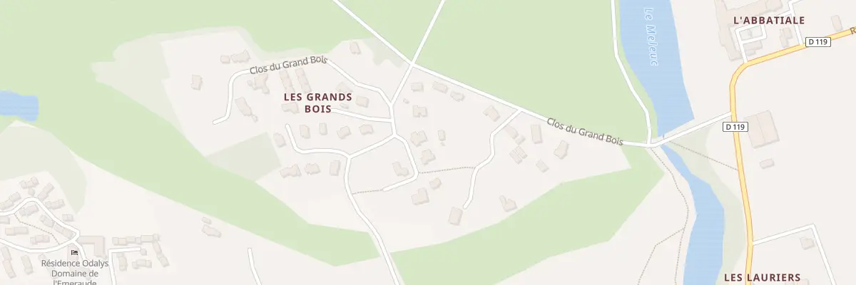 Plan du 29 Clos du Grand Bois au Tronchet