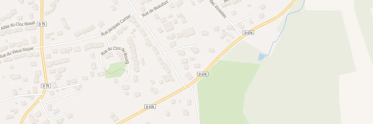 Plan du 23 Rue de Beaufort à Plerguer