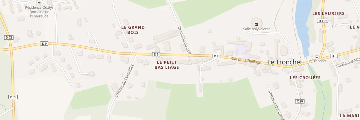 Plan du 5327 Le Petit Bas Liage au Tronchet