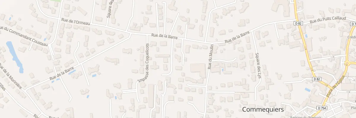 Plan du 335 Rue de la barre à Commequiers