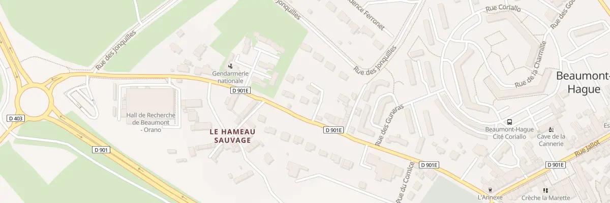 Plan du 24B Rue d’Aurigny - Beaumont à La Hague