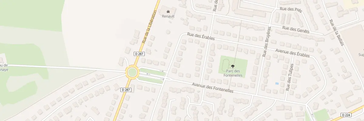 Plan du 41 Av des Erables à Mordelles