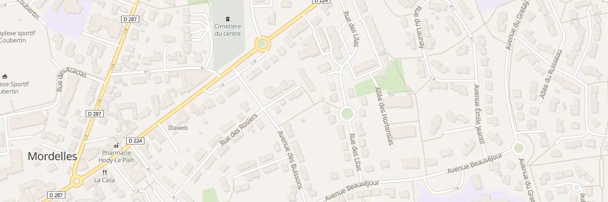 Plan du 28 Rue des Rosiers à Mordelles