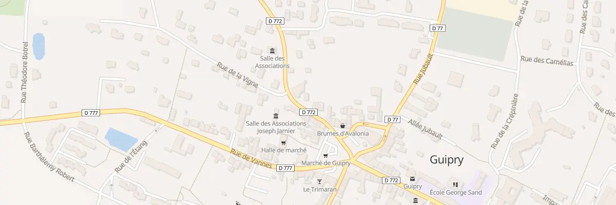 Plan du 8 Rue de la Libération à Guipry-Messac