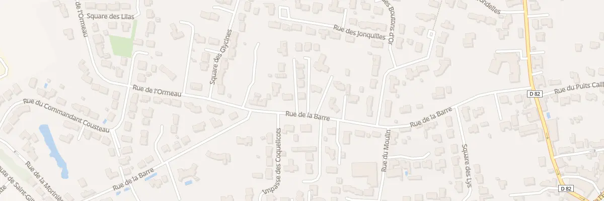 Plan du 374 Rue de la barre à Commequiers