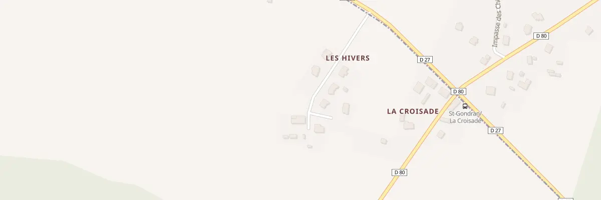 Plan du 10 Les Hivers à La Chapelle-Chaussée
