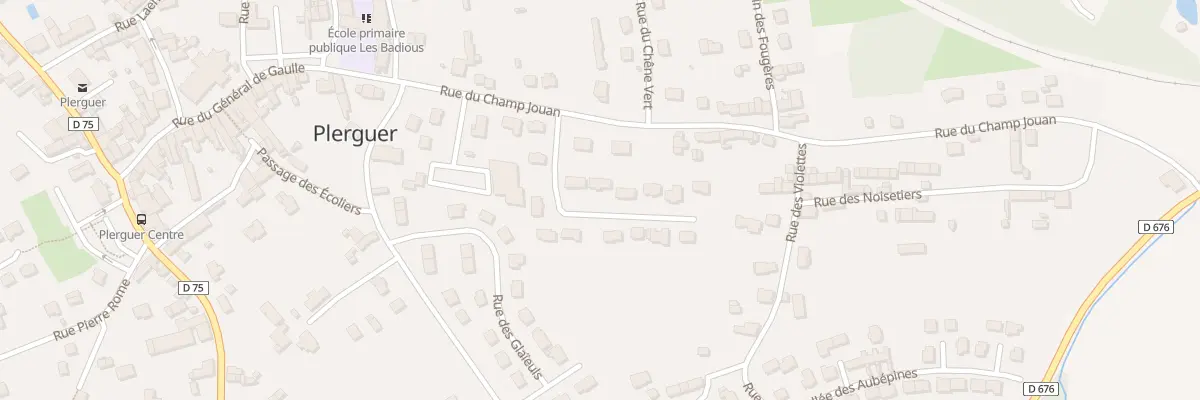 Plan du 3 Rue des Palmiers à Plerguer