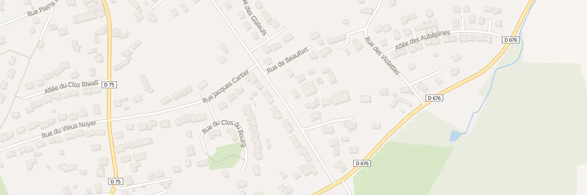 Plan du 19 Rue de Beaufort à Plerguer