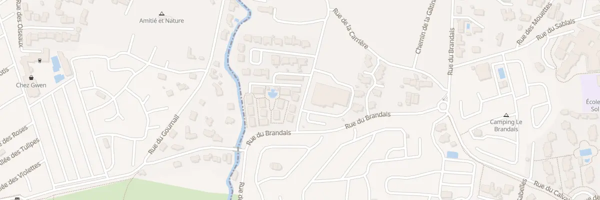 Plan du 9051 Rue du brandais à Brem-sur-Mer