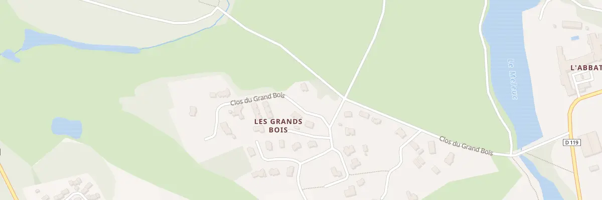 Plan du 9005 Clos du Grand Bois au Tronchet