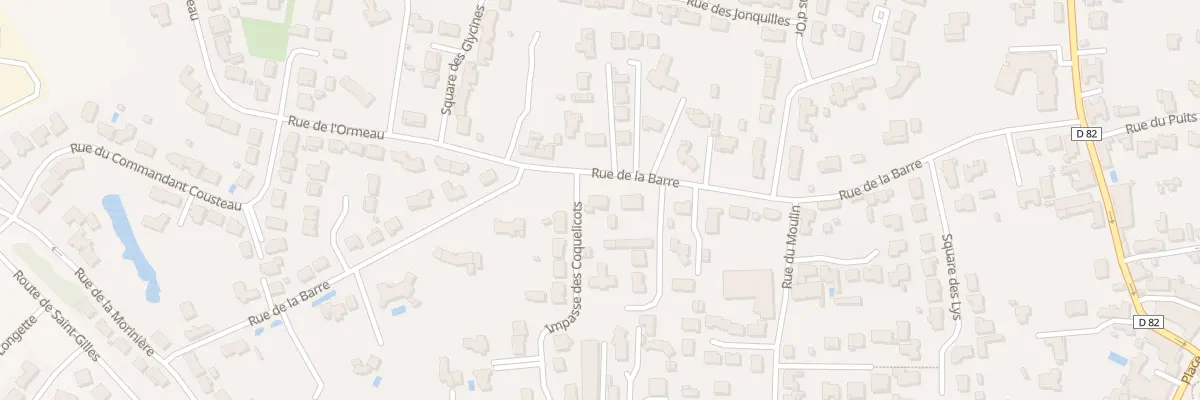 Plan du 399 Rue de la barre à Commequiers