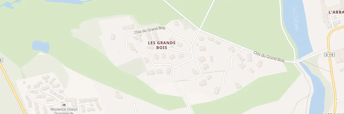 Plan du 42 Le Domaine du Golf au Tronchet