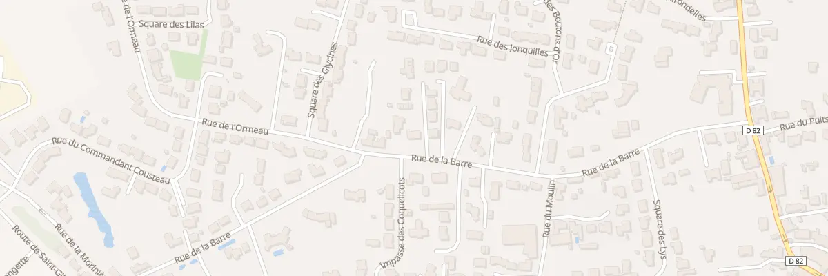 Plan du 400 Rue de la barre à Commequiers