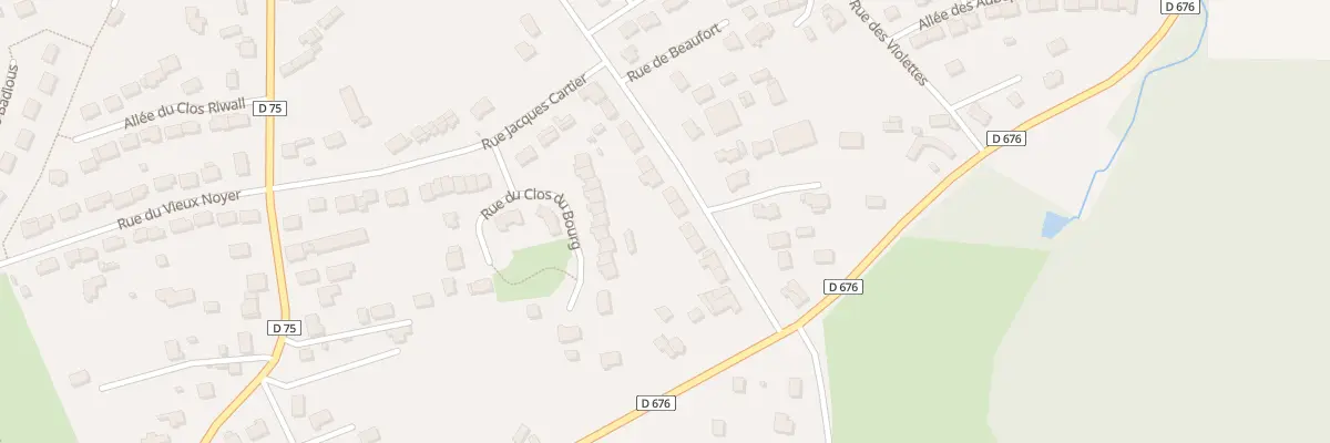 Plan du 30 Rue de Beaufort à Plerguer