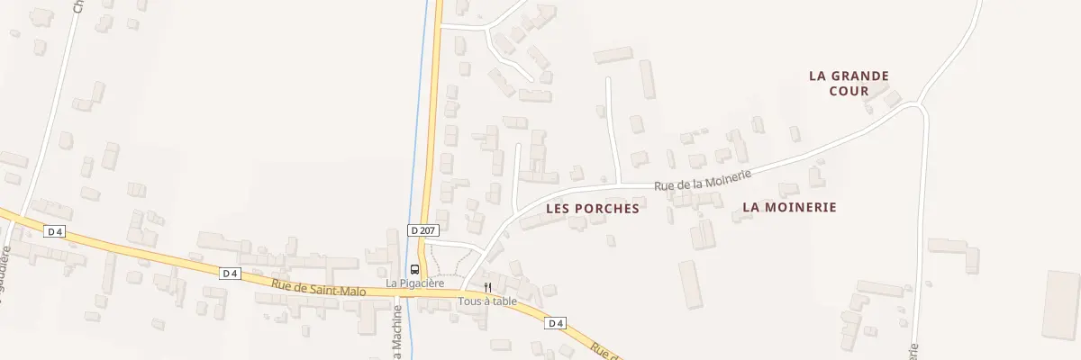 Plan du 7 Rue de la Moinerie à La Fresnais