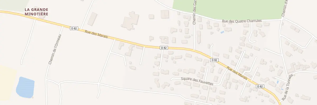 Plan du 863 Rue des marais à Commequiers