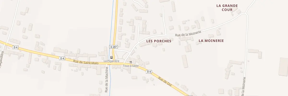 Plan du 4 Rue de la Moinerie à La Fresnais
