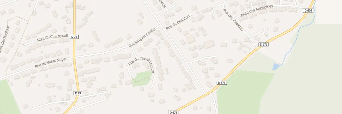 Plan du 26 Rue de Beaufort à Plerguer