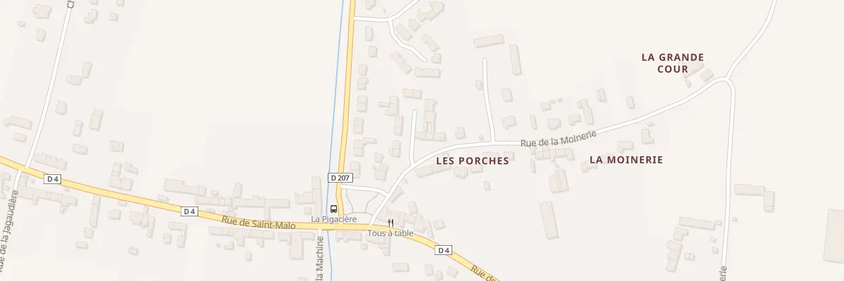 Plan du 5 Rue de la Moinerie à La Fresnais
