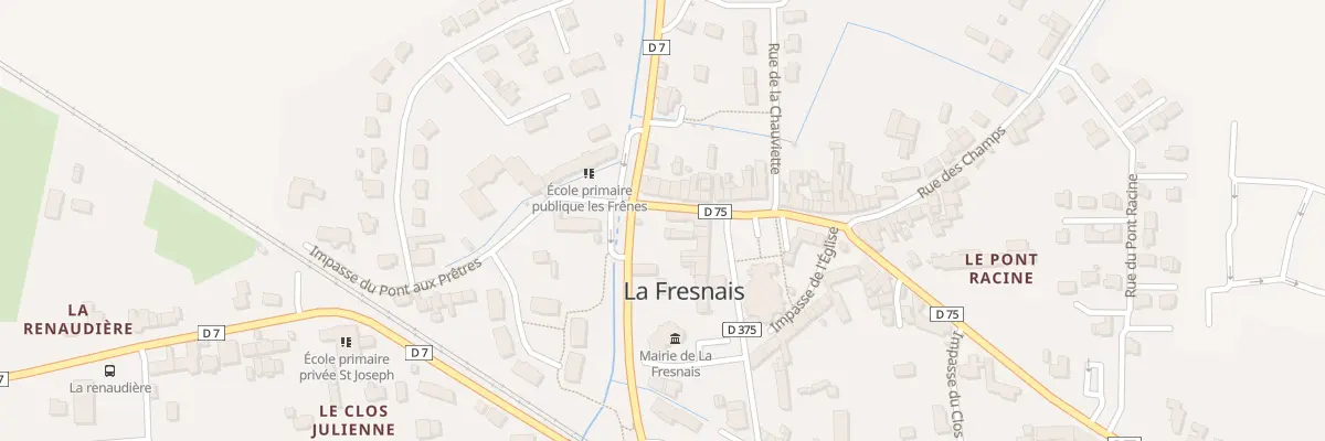 Plan du 2 Rue de l’Abbe Trochu à La Fresnais