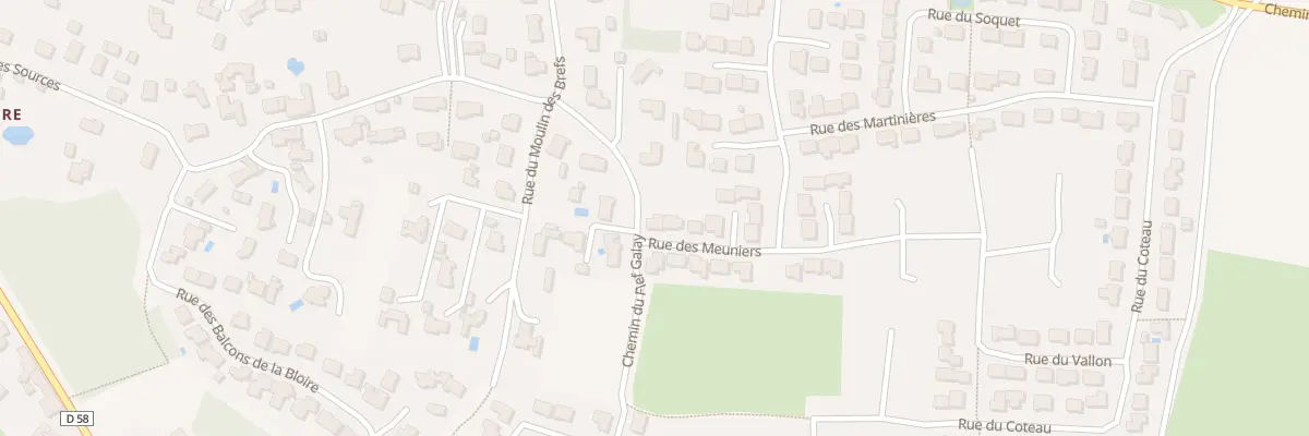 Plan du 1 Rue des Meuniers à Challans