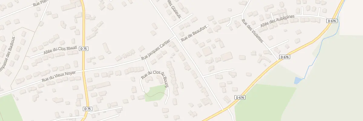 Plan du 22 Rue de Beaufort à Plerguer