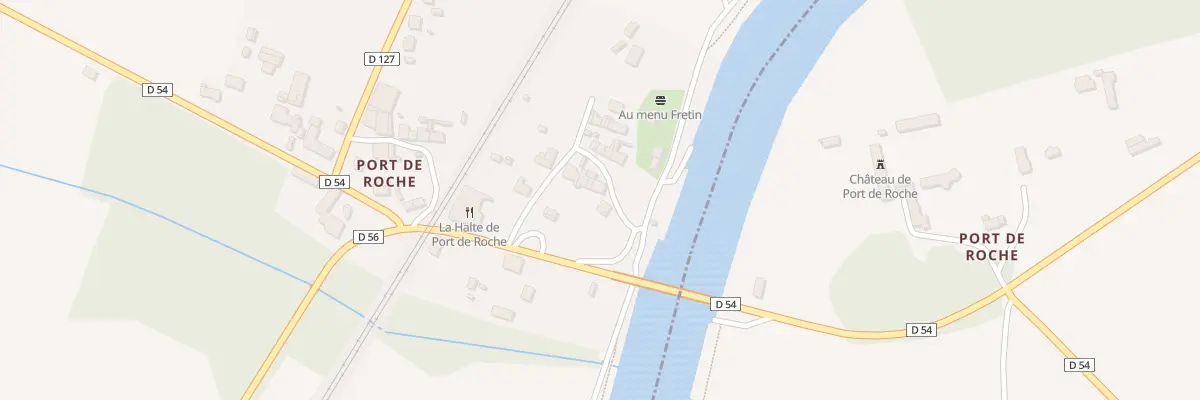 Plan du 53 Port de Roche à Langon