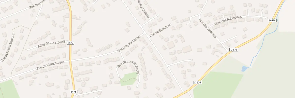 Plan du 20 Rue de Beaufort à Plerguer