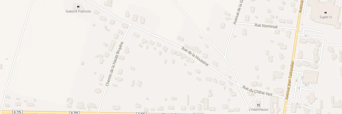 Plan du 19 Rue de la Houssine à Guémené-Penfao