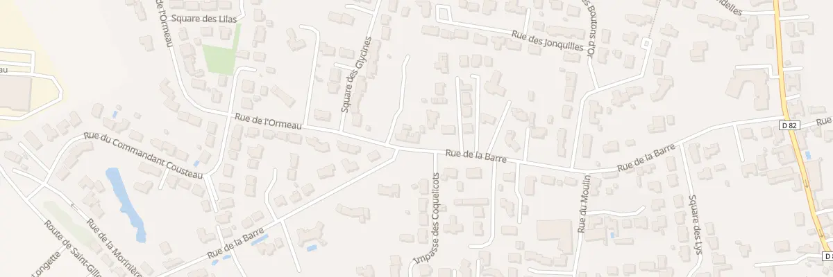 Plan du 454 Rue de la barre à Commequiers